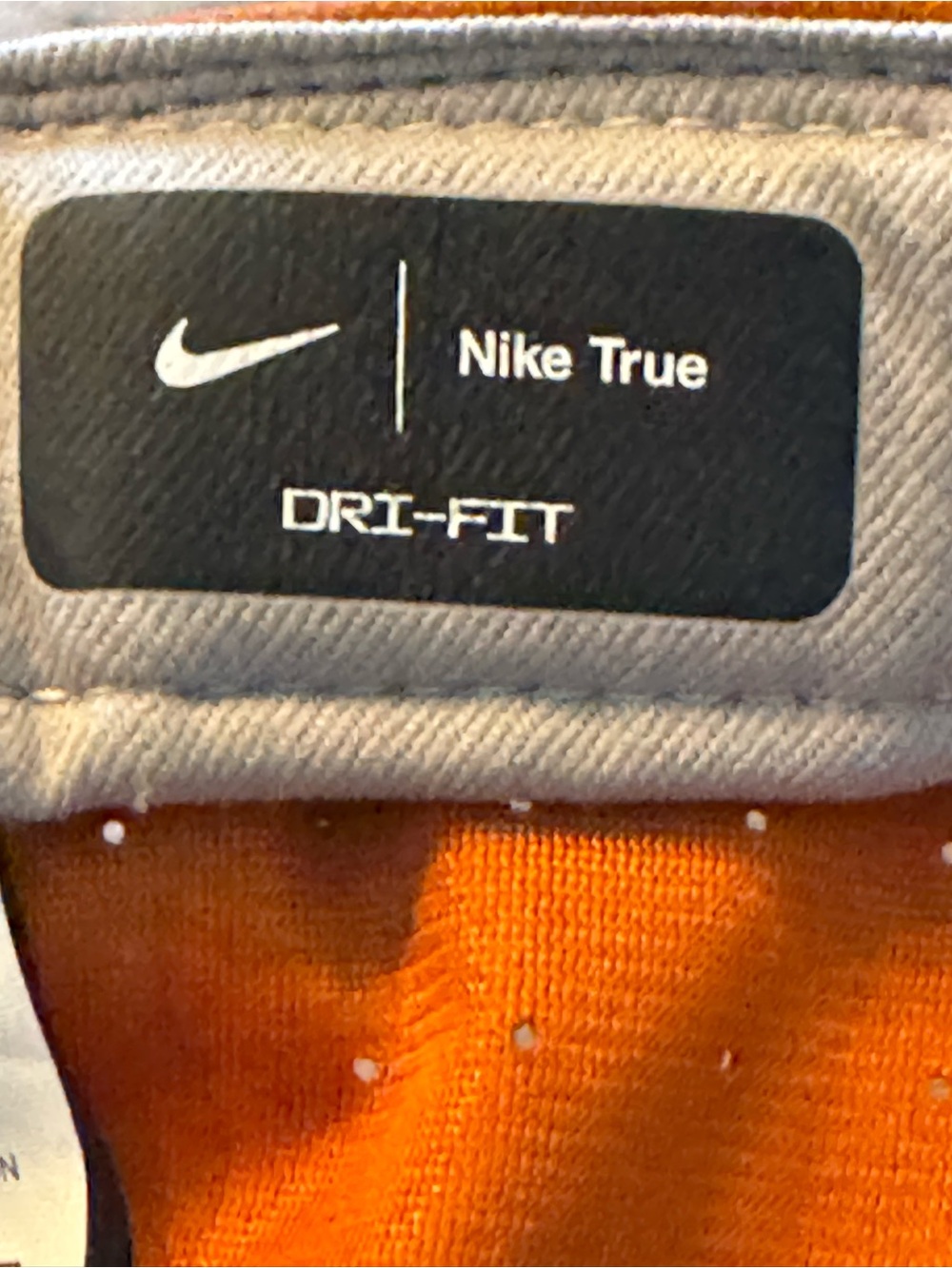 Nike Dri-FIT Texas Longhorns Orange Solid Baseball Cap Hat Size 8- 64 cm - Picture 5 of 7